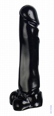 Jumbo Jack Man-O-War Black Dildo 24 cm