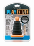 Play zone kit met 9 verschillende maten cockring, zwart 